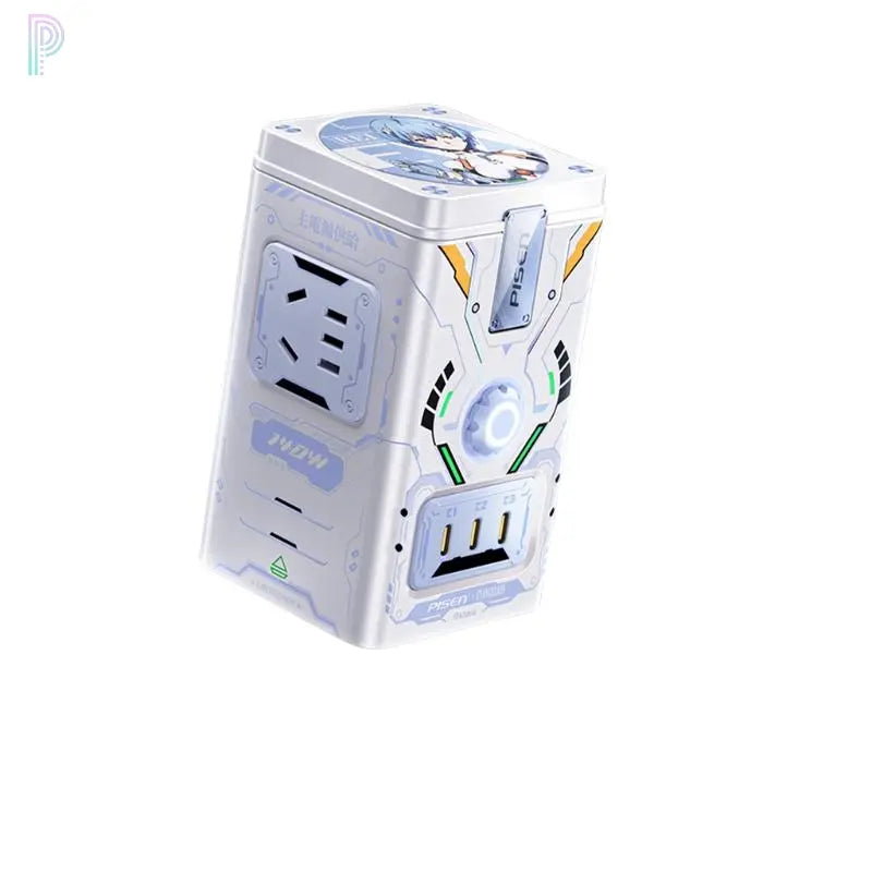 PISEN 140W Standby Magnetic Charging Station EVA Rei Ayanami Limited Edition (8-in-1) PISEN