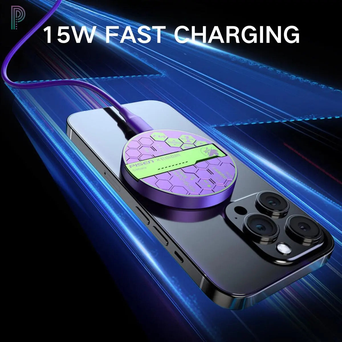 PISEN Magnetic Wireless Charger EVA Type-01 Limited Edition PISEN