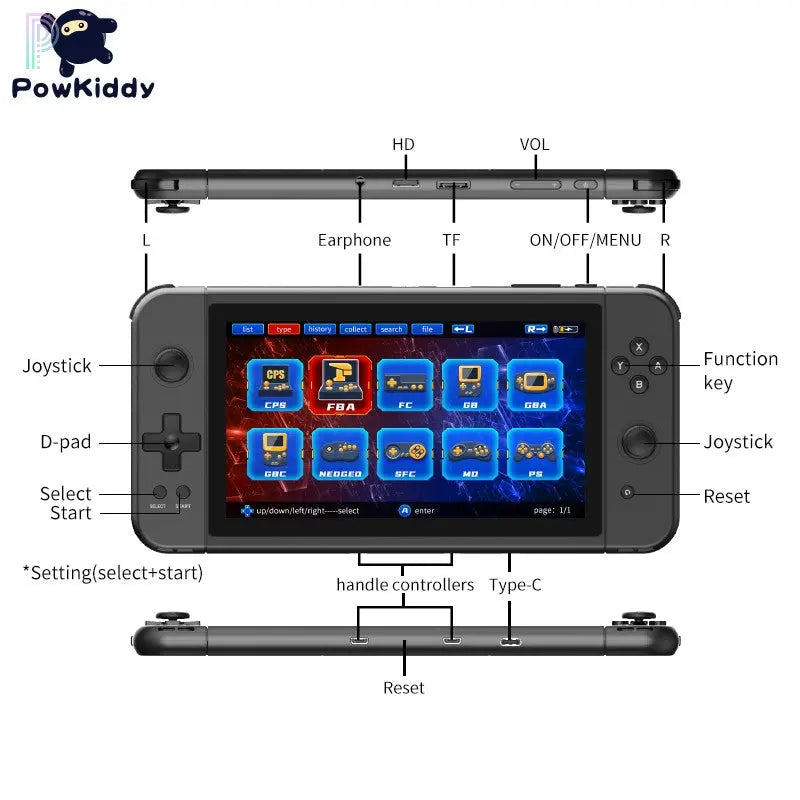 Powkiddy X70 Handheld keepretro