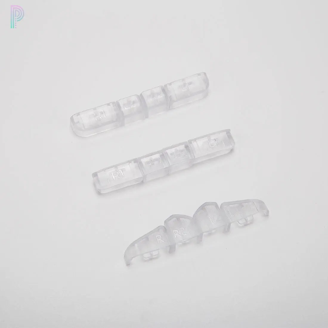 Shoulder Back Buttons for TRIMUI BRICK Game Console (3 Sets/Transparent) TRIMUI