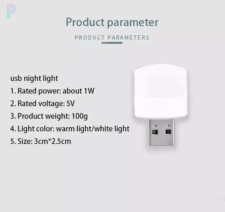 USB Small Night Light/2Pcs keepretro